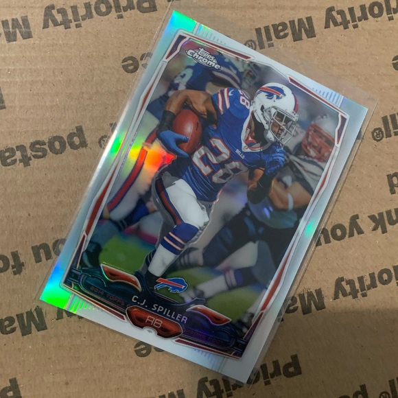 C.J. Spiller โ14 Topps Chrome Card - Picture 2 of 6